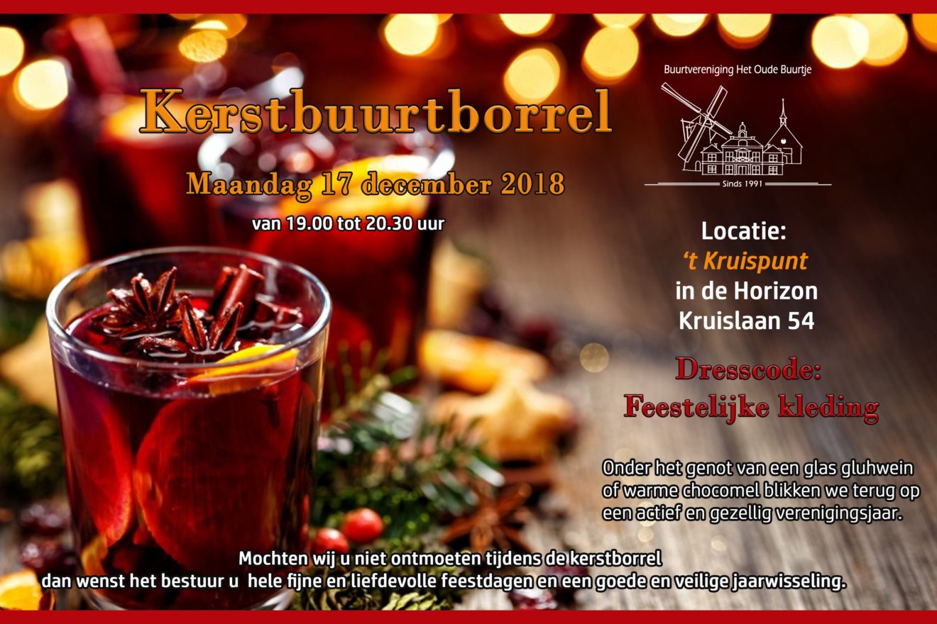 uitnodiging kerstbuurtborrel 2018