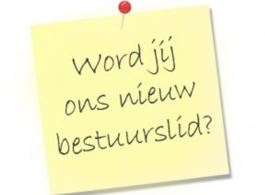 Afbeelding word jij ons nieuwe bestuurslid