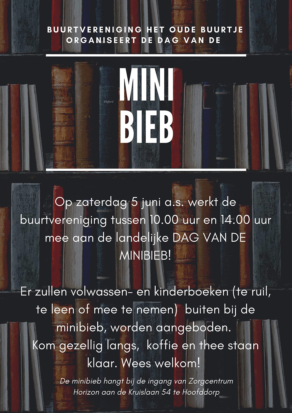 Flyer Dag van de minibieb 2021