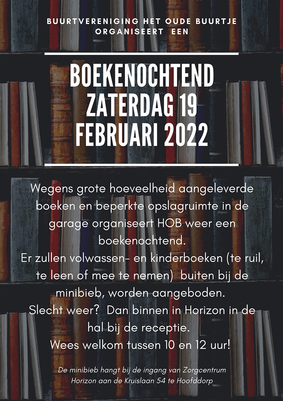 Flyer boekenochtend